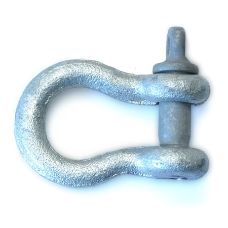 Midwest Fastener 1/4" Galvanized Steel Screw Pin Anchor Shackle 3PK 54641